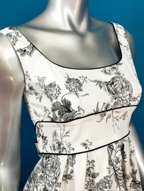 🎀 TEEZE ME Toile Mini Dress w/ Bow